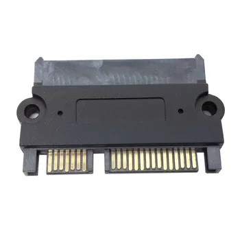 

10pcs/lot Cablecc SATA 22P 7 15 Male to SATA 22Pin 7 15 Female Convertor Adapter