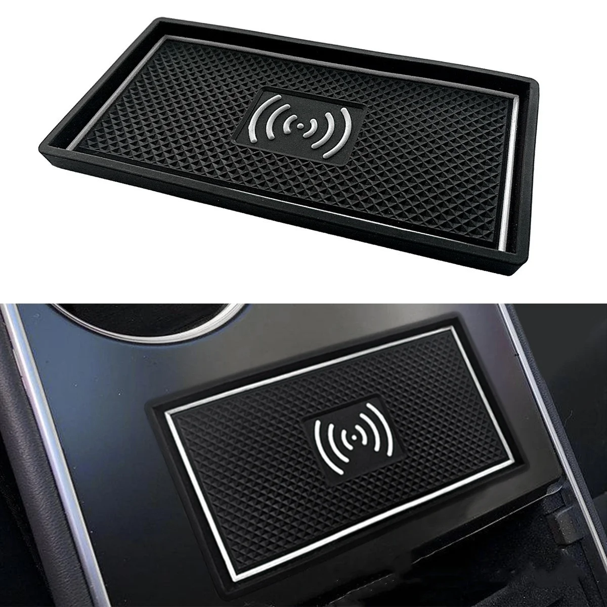 

For Tesla Model 3 Key Pad Dust-proof Scratch-resistant Key Card Mat