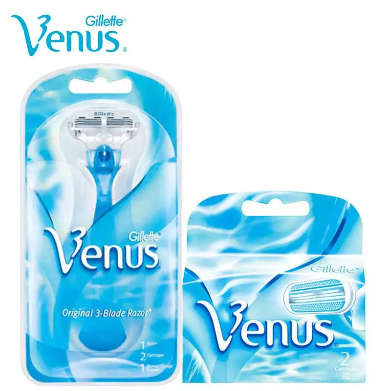 Бритва для Для женщин Gillette Venus бритвенные лезвия прямой бритвы эпиляции Леди 1