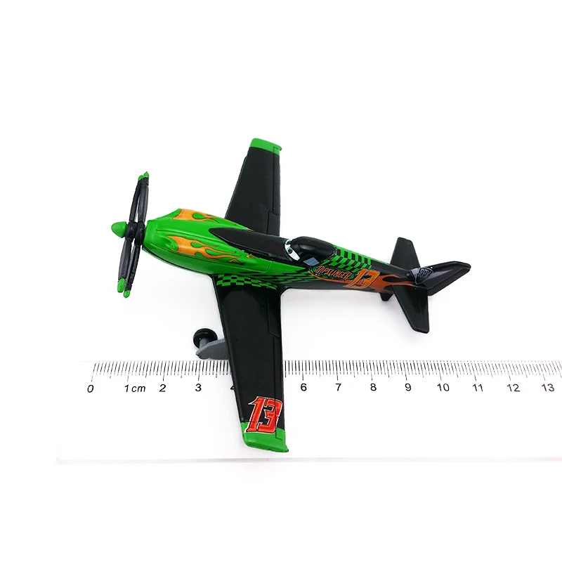 Disney Pixar Planes No.13 Ripslinger металлическая литая под давлением игрушка самолет 1:55