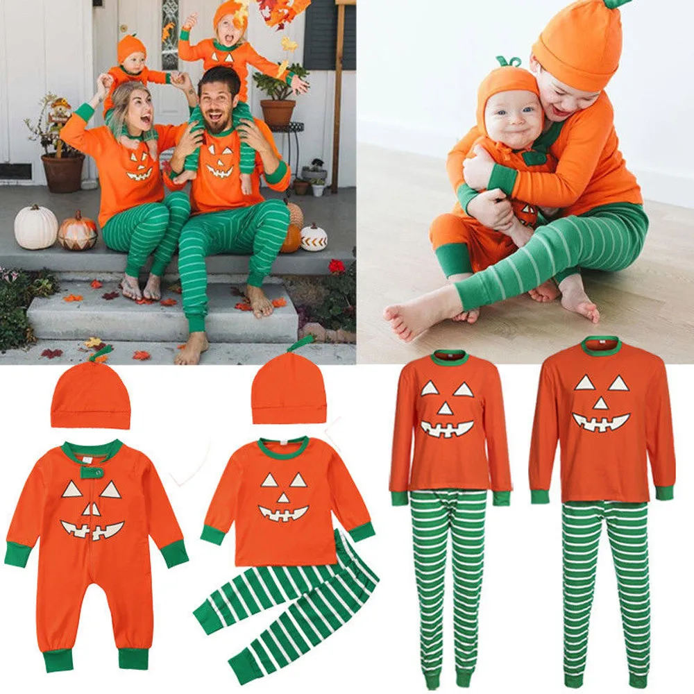 Fashion 2018 Newborn Baby Boy Girl Long Sleeve Romper Jumpsuit Family