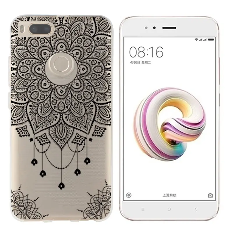 Patterned Phone Case for Xiaomi  Mi 8 A2 Lite Mi 5X 6X Pocophone F1 Clear Cover Redmi 5 Plus 6 Pro 4X Note 5 Pro Soft TPU Shell (9)