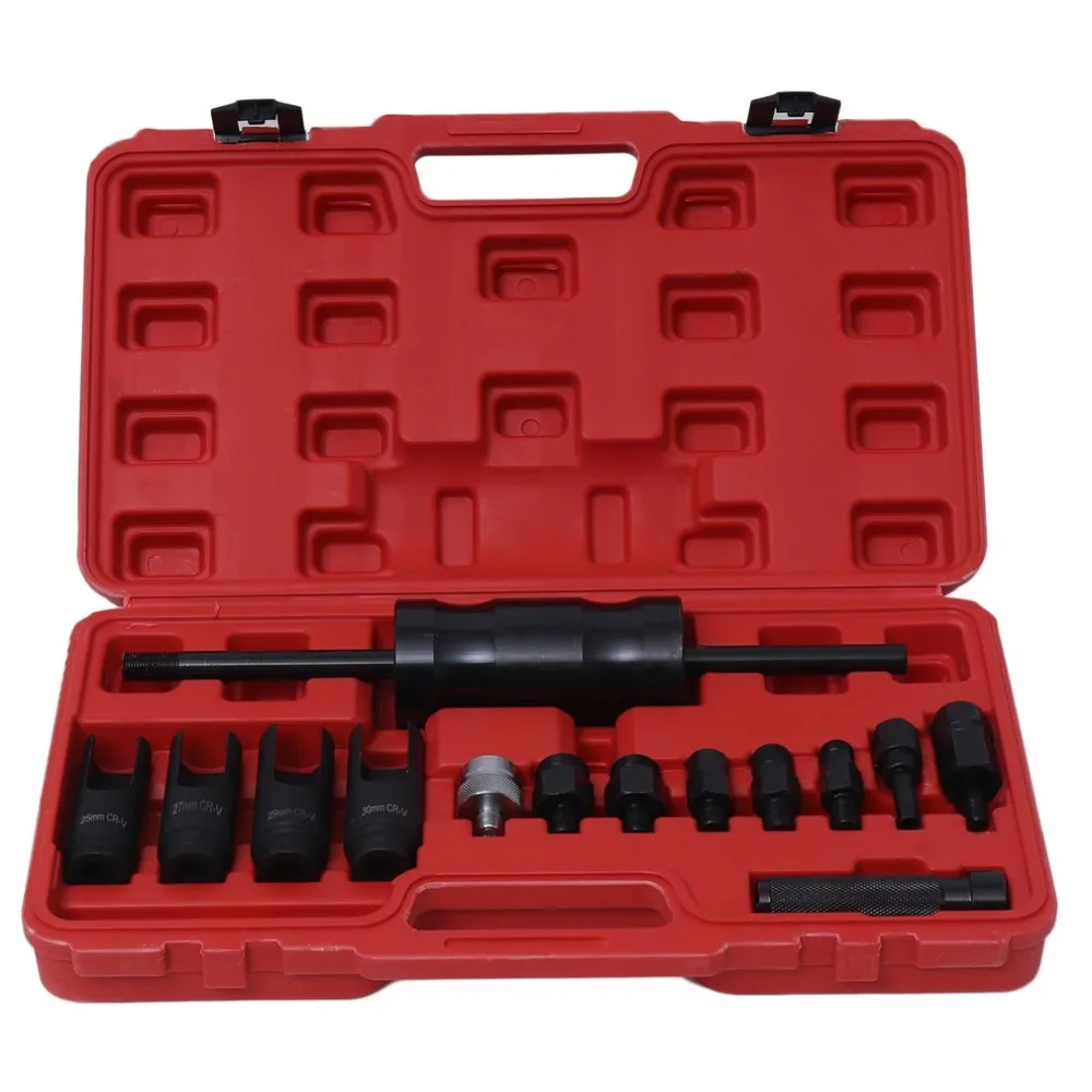 

Multipurpose 14pcs Injector Puller Extractor Kit Engine Service Tool Fuel Injector Puller Diesel Common Rail for Car Repair Tool