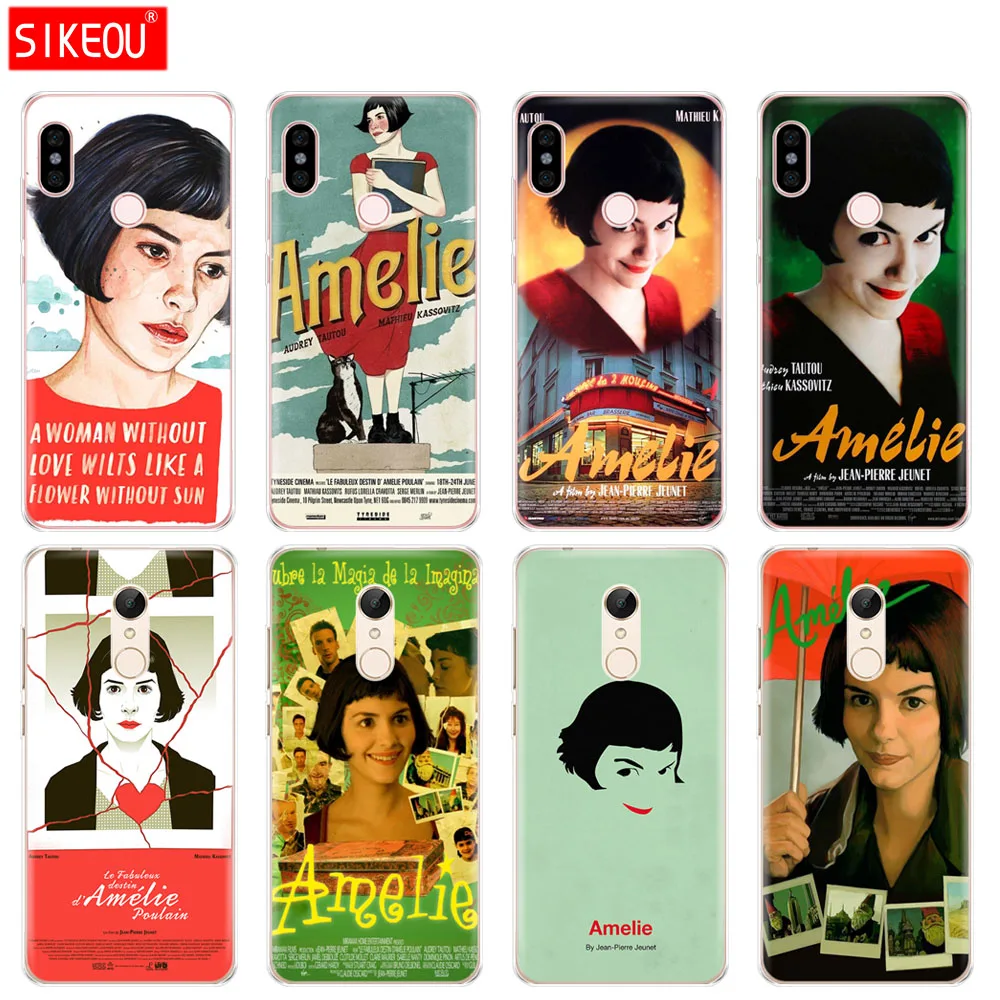 Amelie poster классический силиконовый чехол для телефона Xiaomi redmi 5 4 1s 2 3 3s pro PLUS note 4X 4A
