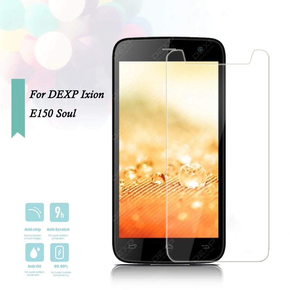 

2.5D 0.26mm Ultra Thin Tempered Glass for DEXP Ixion E150 Soul Toughened Screen Protector Film Protective Screen