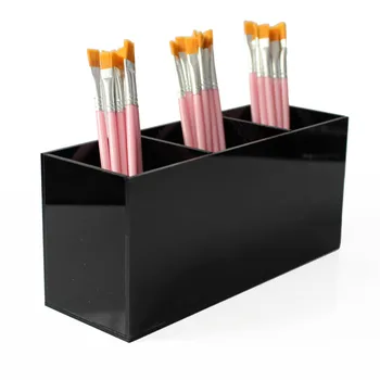 

Lipstick Organizer Storage Box Multiple Grid Acrylic Transparent Makeup Nail Drill polish Organizer Cosmetic Jewelry Box Holder