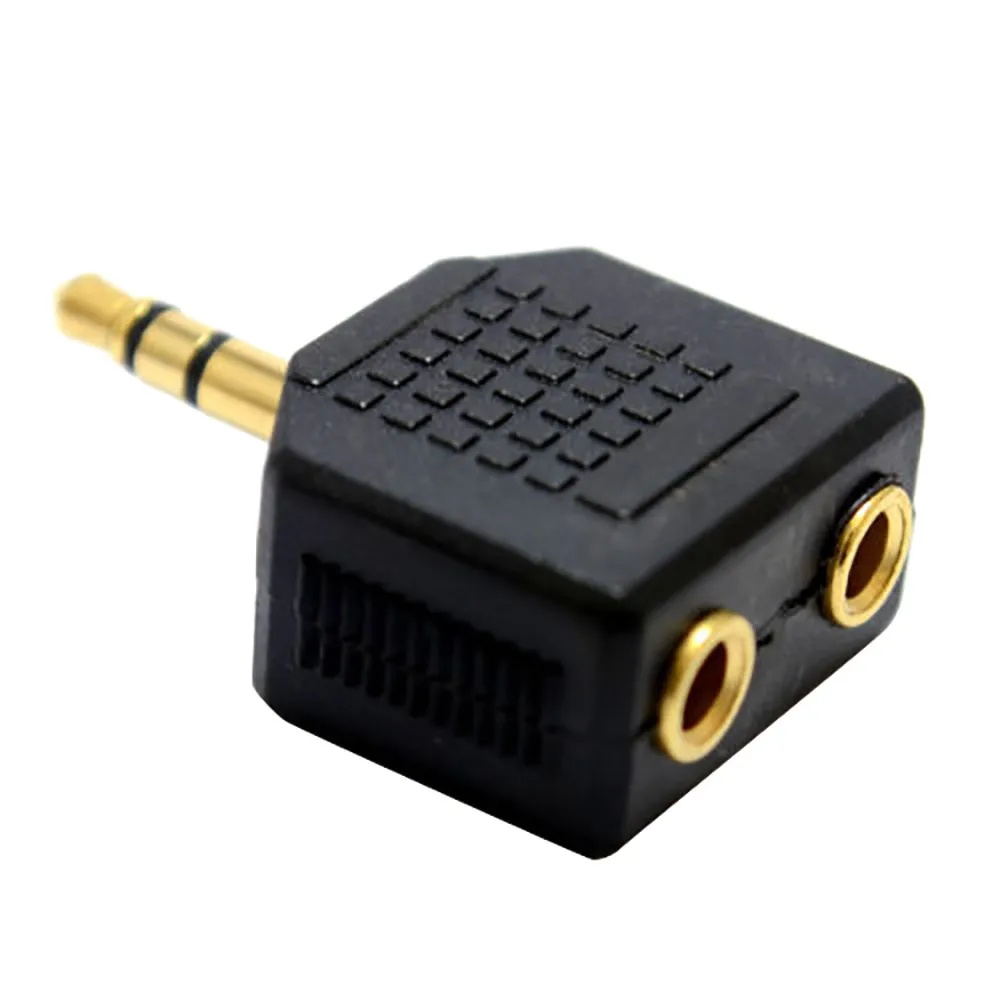 

3.5mm Stereo Jack Headphone Splitter Adaptor 1 Plug to 2 Sockets ja11