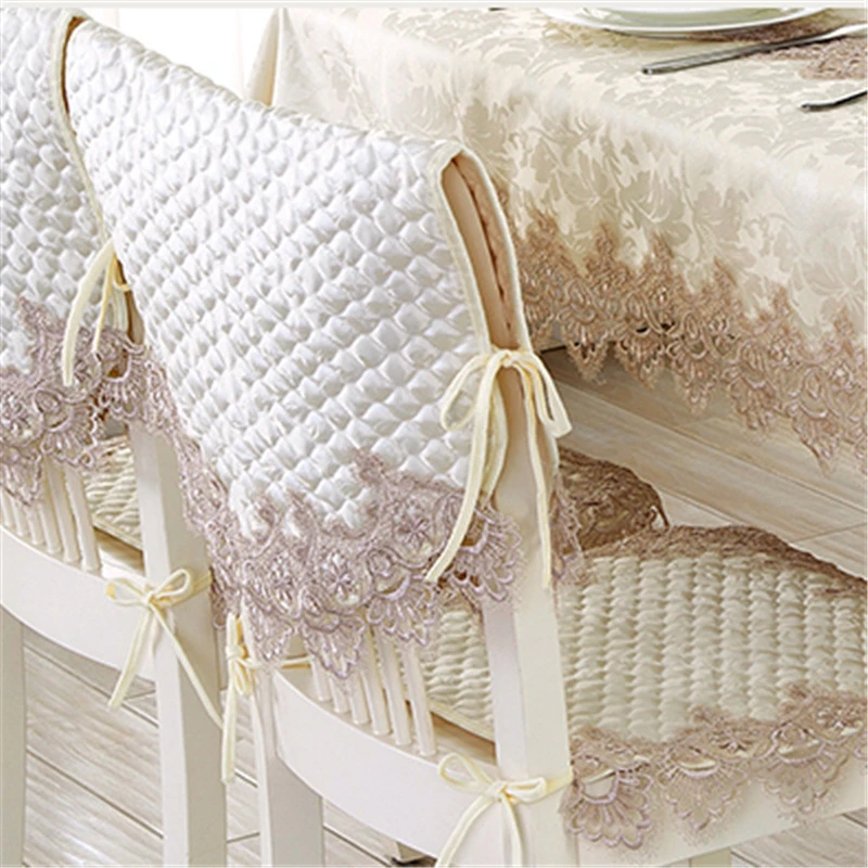  European Jacquard Table Cloth Classical Rectangle Tablecloths For Events Chair Covers Lace Table Mi