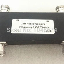 4G 698-2700 МГц 2 в 2 из Гибридный комбинер 3dB Гибридный Соединитель с N гнездовым соединителем