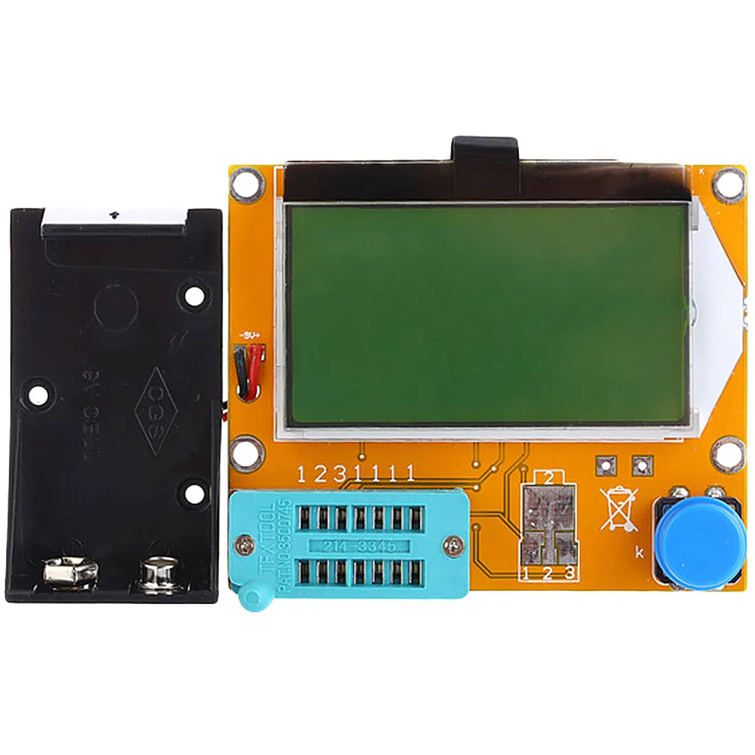 

M328 LCR-T4 12846 LCD Digital Transistor Tester Meter Backlight Diode Triode Capacitance ESR Meter for MOS/PNP/NPN L/C/R