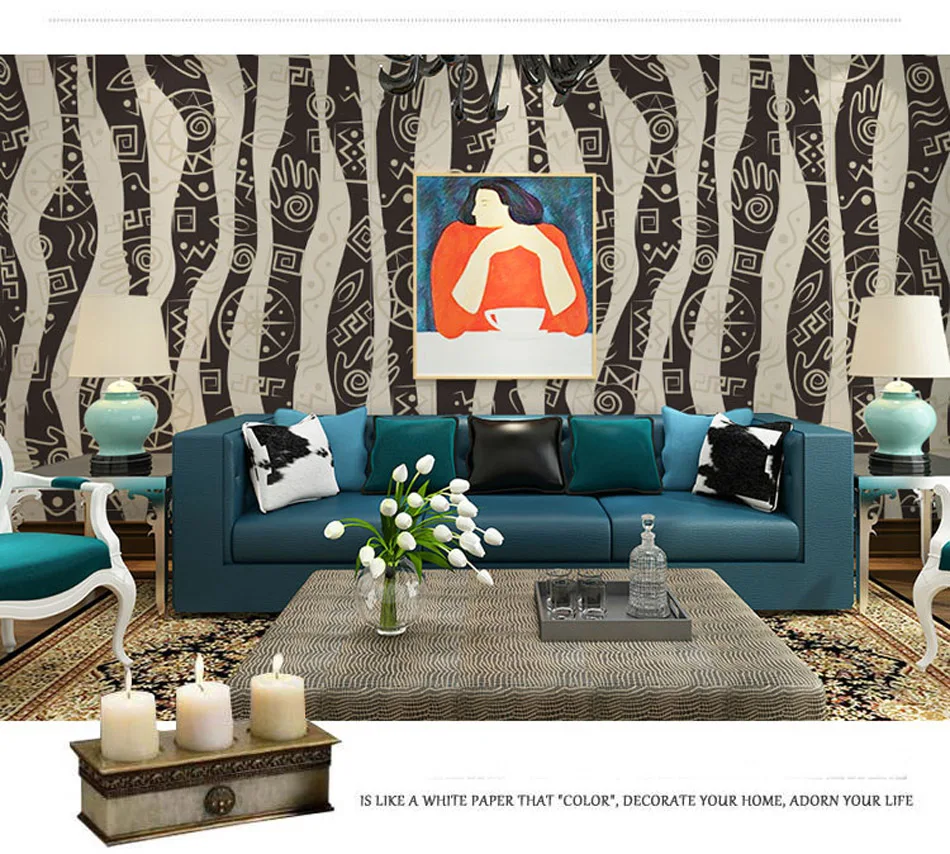Online kopen wholesale zwart slaapkamer behang uit china zwart ...