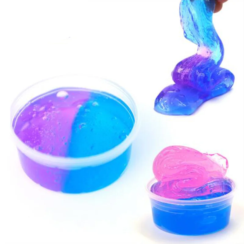 

Fluffy Foam Slime Diy Color Clay Plasticine Toy Crystal Mud Slime Kids Colored Foam Balls Clear Fluffy Clay AdultsAnti-stress