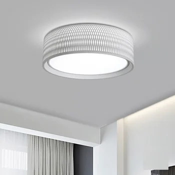 

DOXA American Modern LED Ceiling Light Iron Bitd Slot Ceiling Lamp Round Fashion Lamparas De Techo Bedroom Dining Fixtures