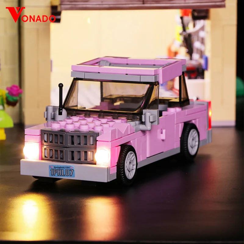 Светодиодный светильник совместим с lego 71006 16005 Симпсон дом строительные блоки
