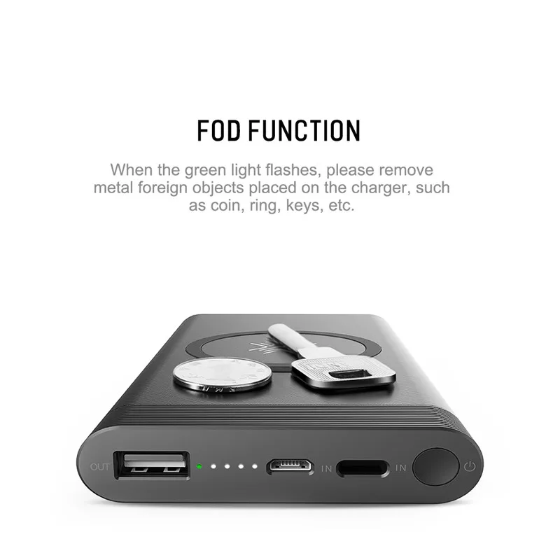 ROCK 10000mAh QI Wireless Charger Power Bank for iPhone X 8 8p Powerbank for Samsung S9 S8 Battery Charger Wireless Charging Pad ROCK 10000mAh QI Wireless Charger Power Bank for iPhone X 8 8p Powerbank for Samsung S9 S8 Battery Charger Wireless Charging Pad