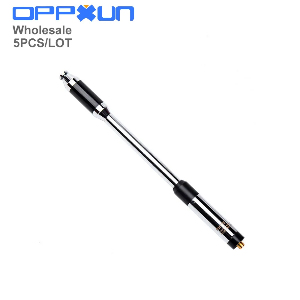 OPPXUN Antenna RH770 Dual Band 144/430MHz High Gain SMA-Female Telescopic Handheld Radio for Harvest Kenwood BAOFENg | Мобильные