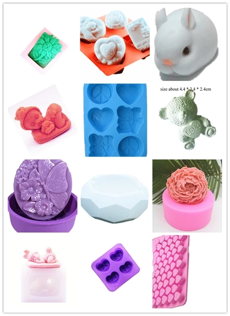 

3D silicone Decorating Mold DIY Craft Jelly Sugar Molds Handmade Soap Silicone Mold