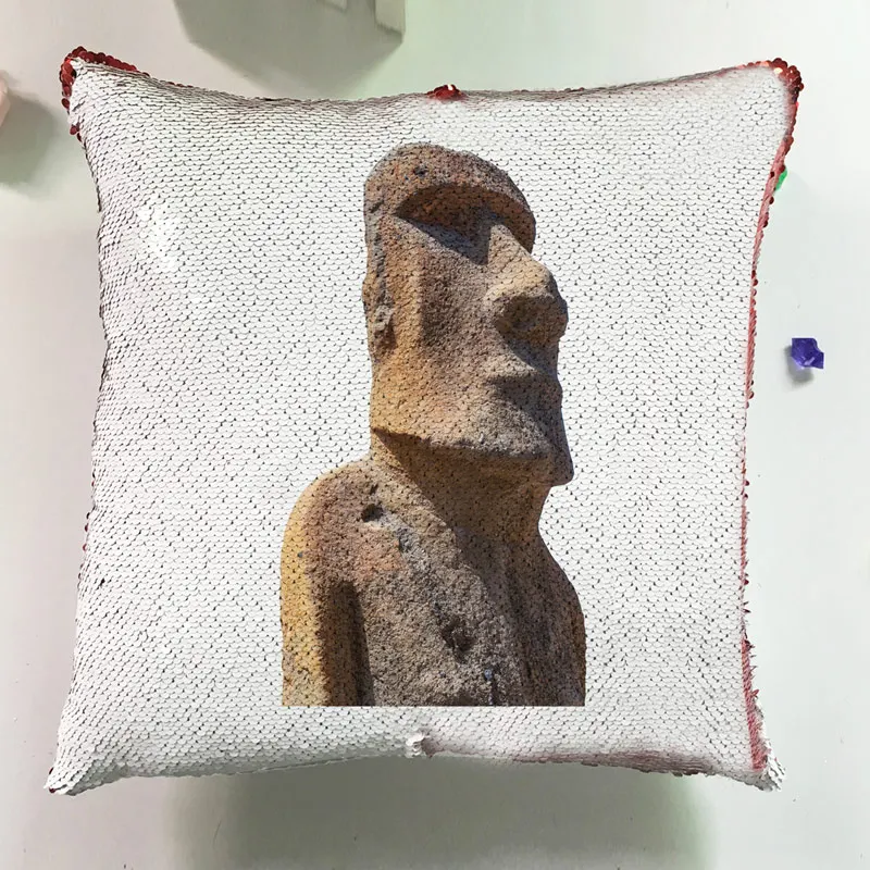 Modern Cushion Silver Square Pillow Custom Reversible Sequin Glitter Europe Architectural Style Pillowcase Cushion Cover J037 (14)