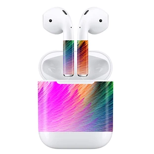 GOOYIYO-для Apple AirPods 1 2 DIY персональная наклейка наушники Проводная зарядная коробка 3M виниловая наклейка цветные аксессуары для кожи - Цвет: A010