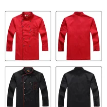 Мужская поварская рубашка фартук отель форменный комбинезон одежда двубортный карман