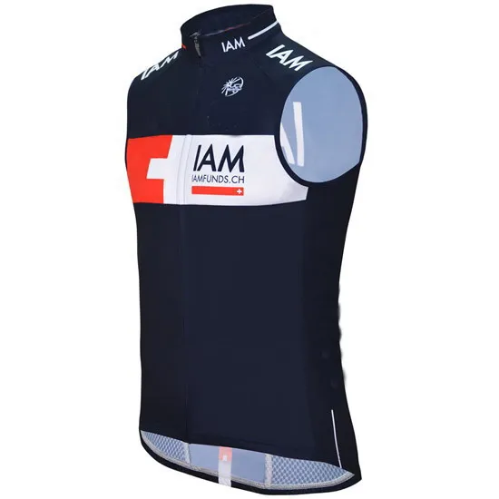 Windstopper IAM PRO TEAM синяя велосипедная куртка без рукавов жилет Mtb велосипедная Одежда Майо Ciclismo