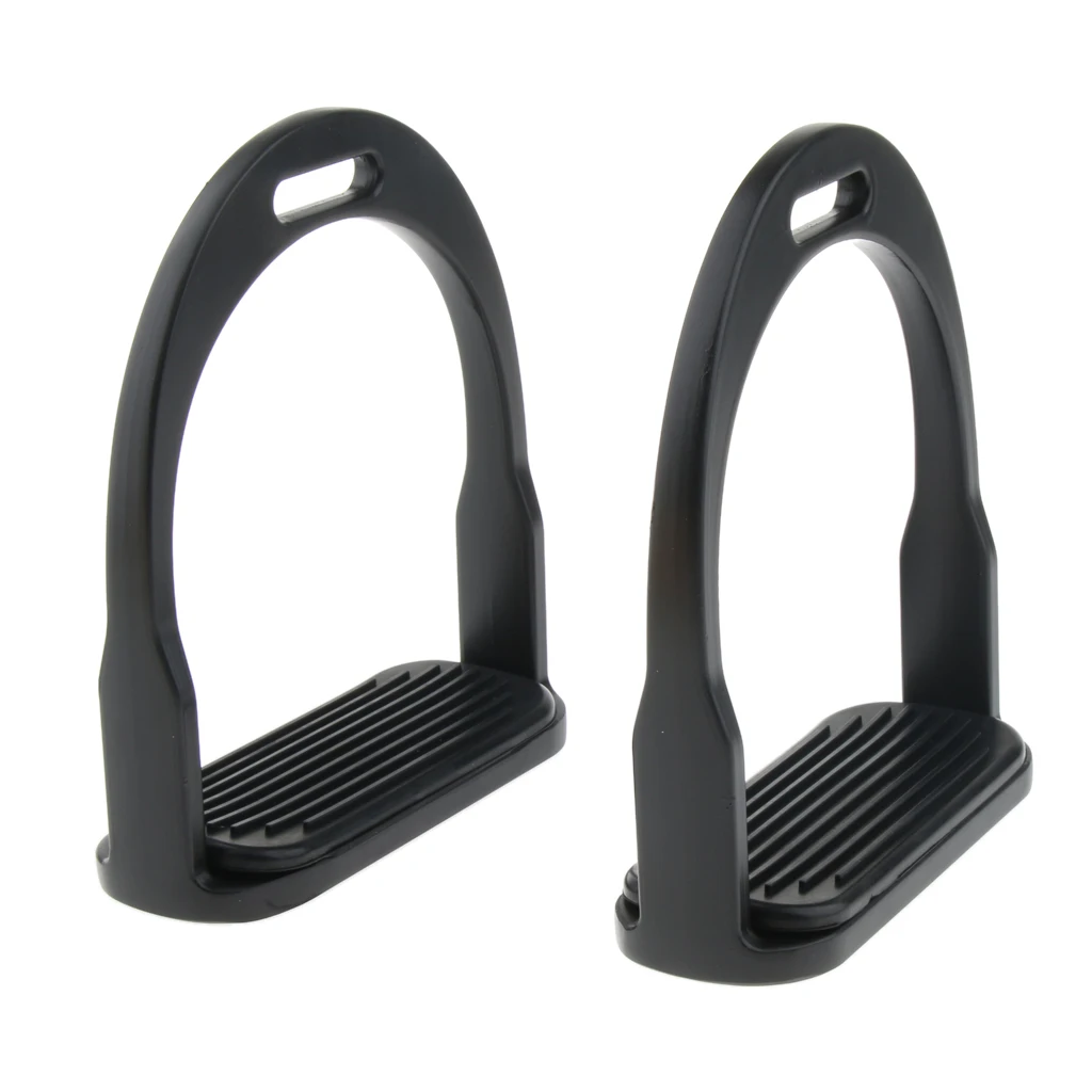 2019 2 Pairs Horse Saddle Aluminum Western Stirrups Tread Tack Men Women Riding Horse Riding Stirrups Body Protectors