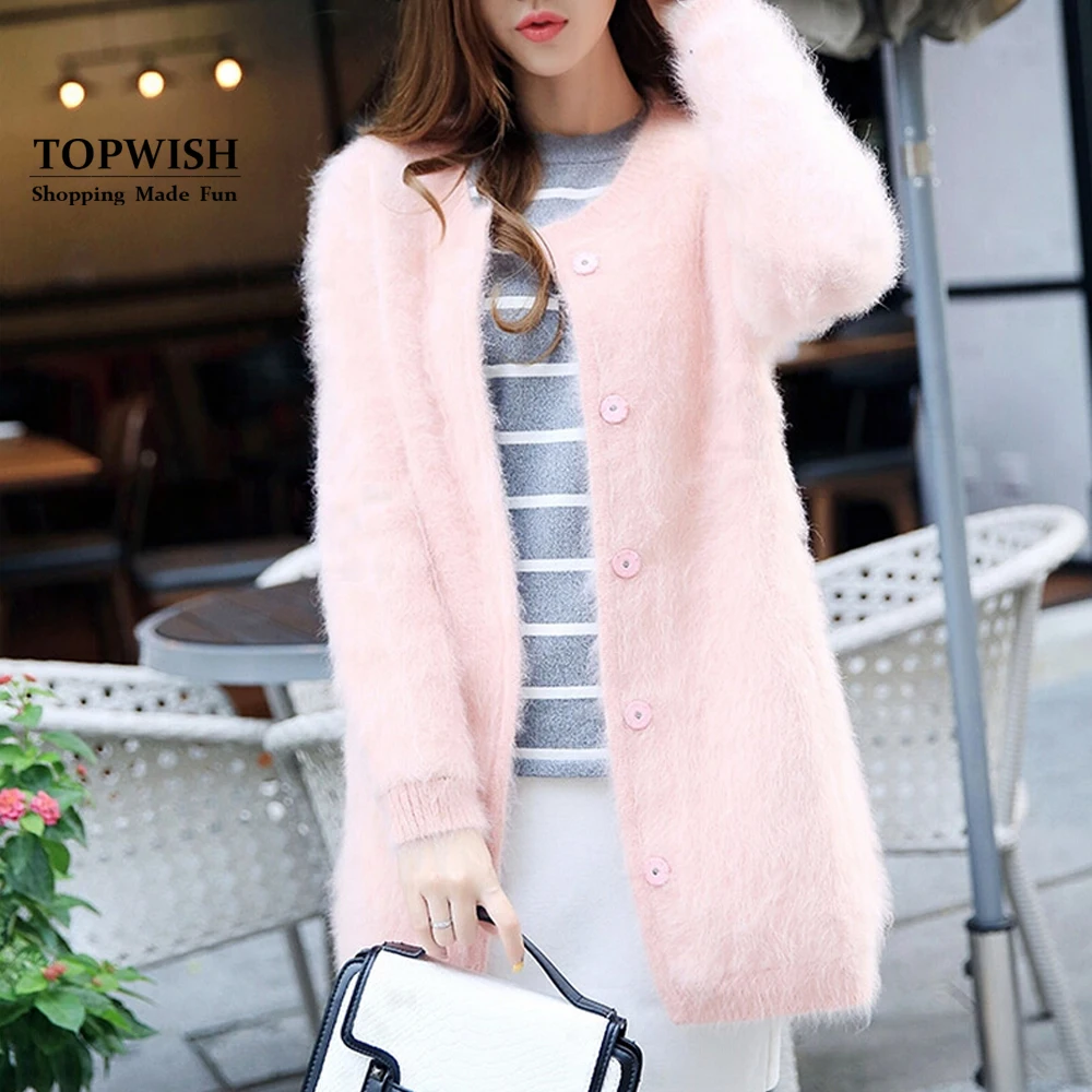 

100% Genuine Mink Cashmere Coat Real Mink Cashmere Cardigans Nature Pure Mink Fur Sweaters Factory Customize Wholesale TFP910