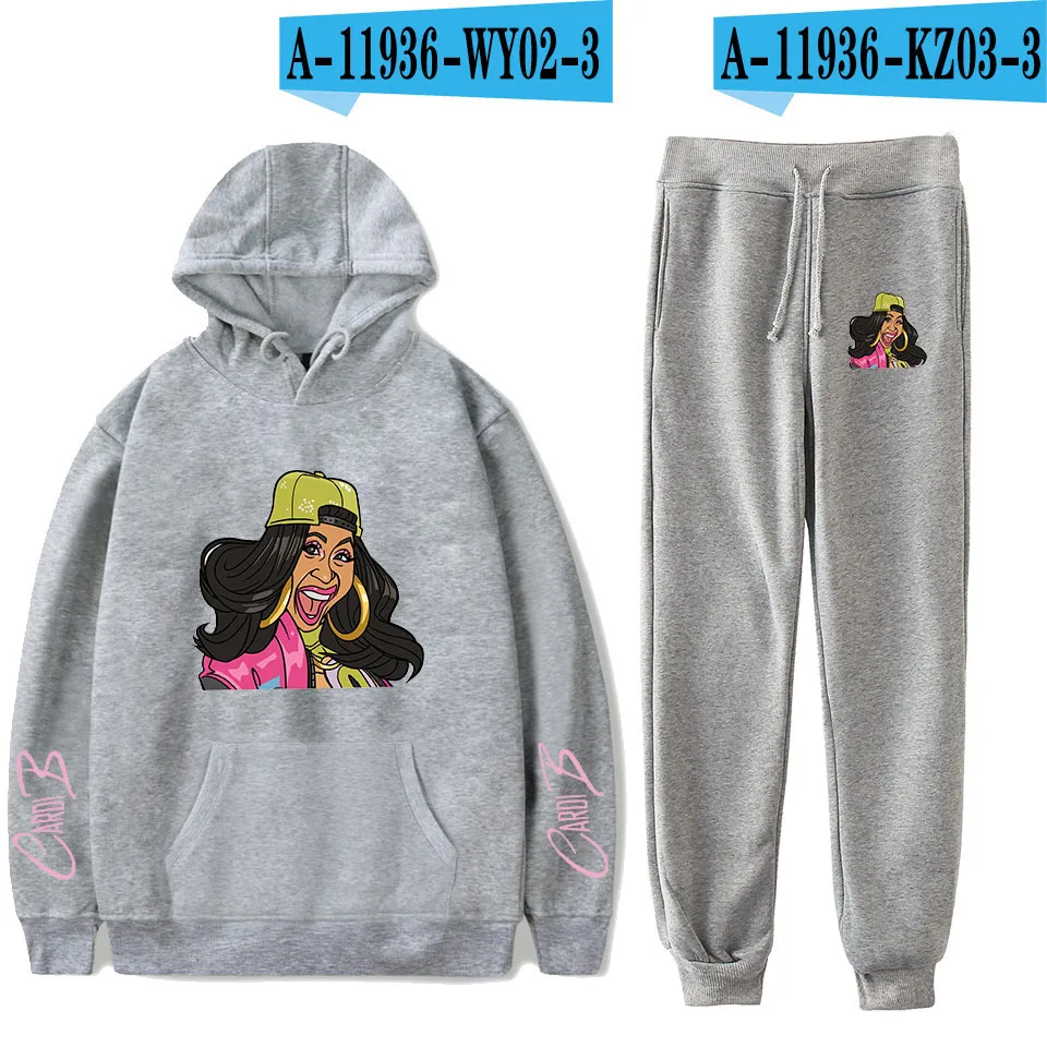 Cardi B новая одежда для женщин и мужчин весенняя одежда спортивный костюм горячая Распродажа монолитные толстовки с длинными рукавами принт Kpops Plus - Цвет: Оранжевый