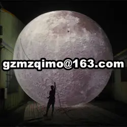 Светодиодный надувной лунный шар для освещения, вечерние, подгонянные, лунный шар, игрушка, красочная луна, украшение выставка