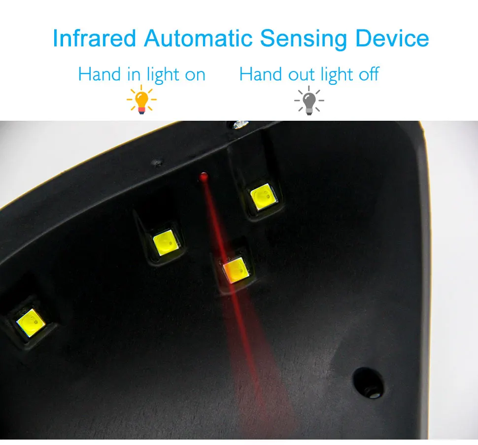 LKE Sun X7 Сушилка для ногтей Светодиодный УФ-лампа микро USB для ногтей лампы отверждения светодиодный гель строитель 3 режима таймера с автоматическим датчиком сушилки для ногтей