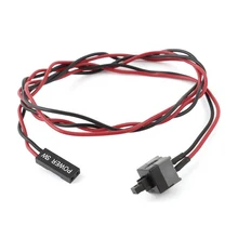 2 шт. ATX чехол для компьютера блок питания Сброс переключатель кабель Шнур