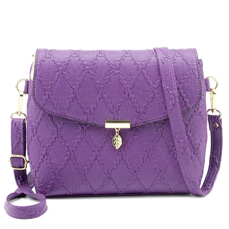 Новое поступление, модные роскошные женские сумки, дизайнерская сумка-мессенджер, розовая стеганая сумка, сумки мечты, женские сумки через плечо - Цвет: purple