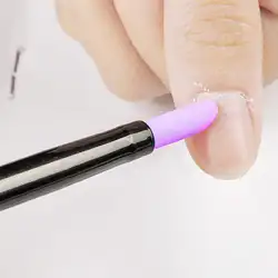 Двухсторонняя шлифовальная ручка для маникюра кварцевая ручка толкатель для удаления кутикулы
