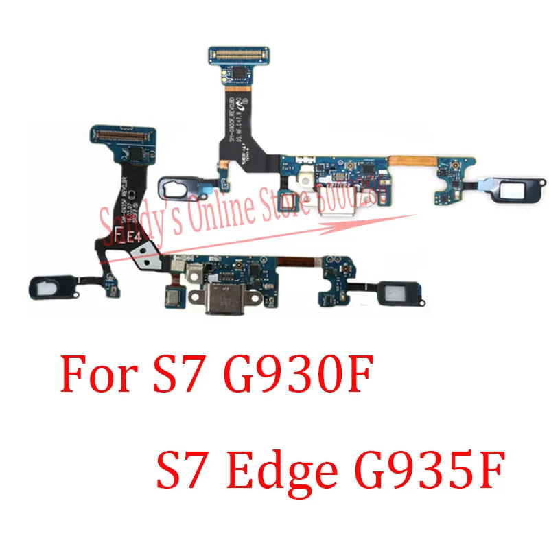 

1 Pcs/Lot Microphone USB Charger Charging Port Dock Connector Flex Cable For Samsung Galaxy S7 G930F S7 Edge G935F Spare Parts