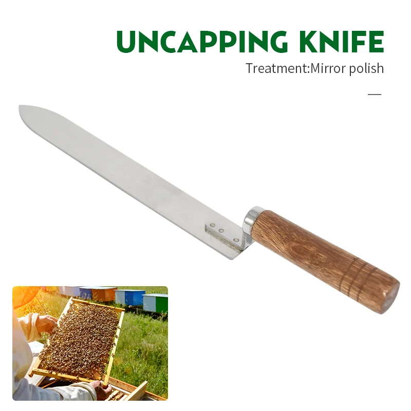 Beekeeping Tools 33cm (13 inch) bee Honey Uncapping Scraping Knife Bee