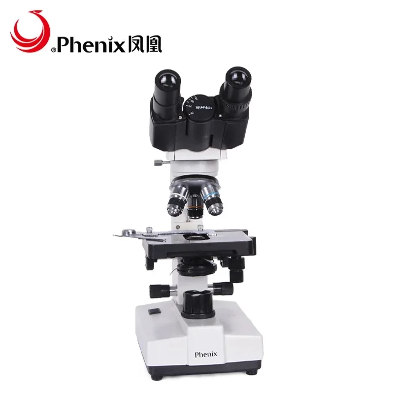 Бинокулярный микроскоп Phenix 100x 1600x новый научный Биологический для детей и