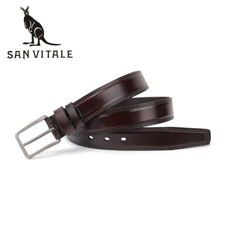 Cheap Men's Belt Belts Famous Brand Waistband Gift Clothing Suspenders Accessories Apparel Waist Genuine Leather Man Black Stretch