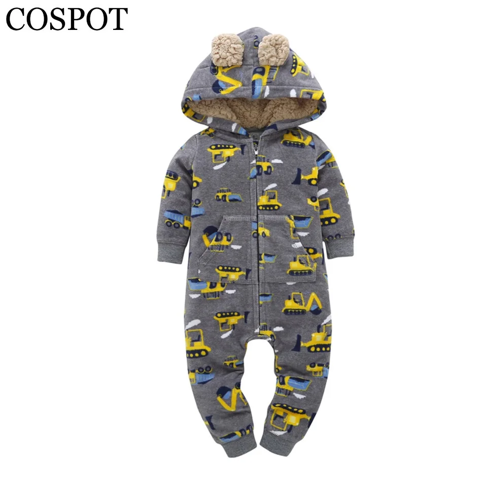 2019 Spring&ampWinter Baby Boy Clothes Rompers Newborn Clothing One Piece Girl Romper Hooded Jumpsuit 41 | Мать и ребенок