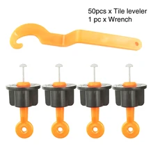 51 шт./компл. настенное покрытие локатор инструмент многоразовый нивелировщик для плитки DIY клинья прокладки Carrelage выравнивание системы Строительство позиционирования