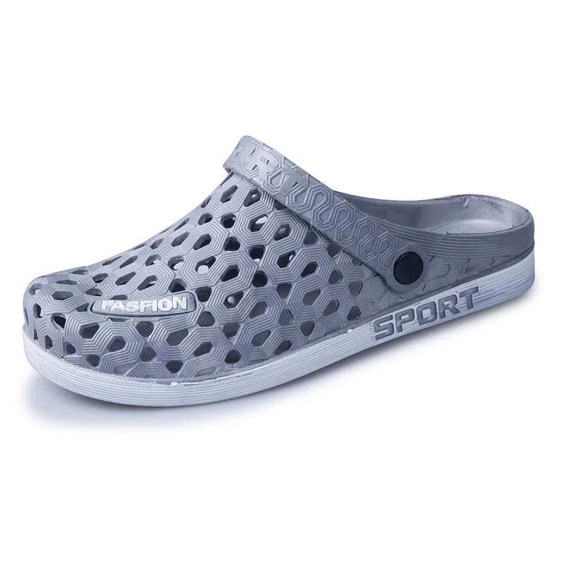 New Breath Mens Sandals Shoes Slip-on Sandals Men Summer Outdoor Beach Sandals Casual Slippers Croks Sandalias Croc Clogs Men