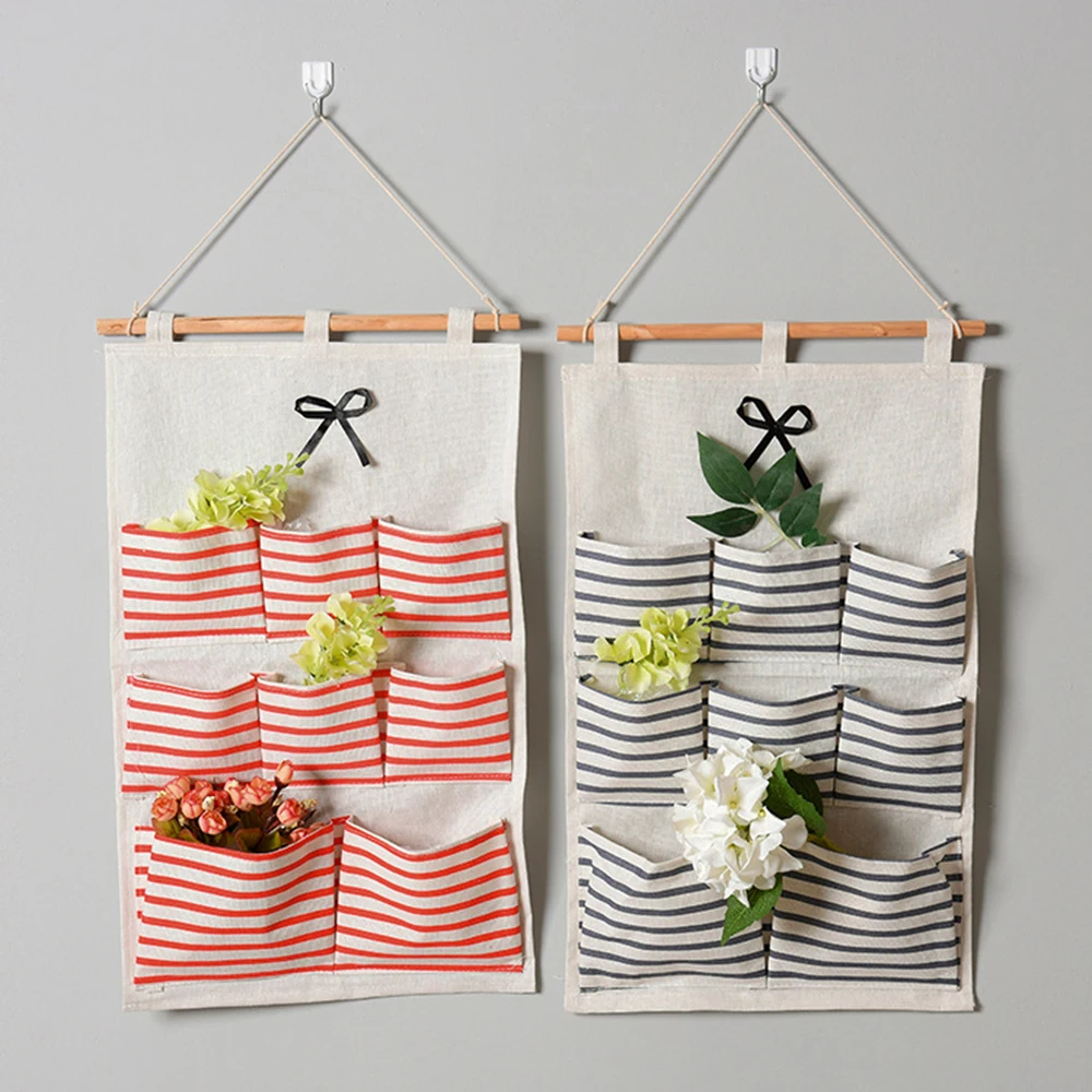 

Wall Hanging Storage Bag Closet Socks Organizer Sundries Storage Pocket Home Decoration Hanging Bag