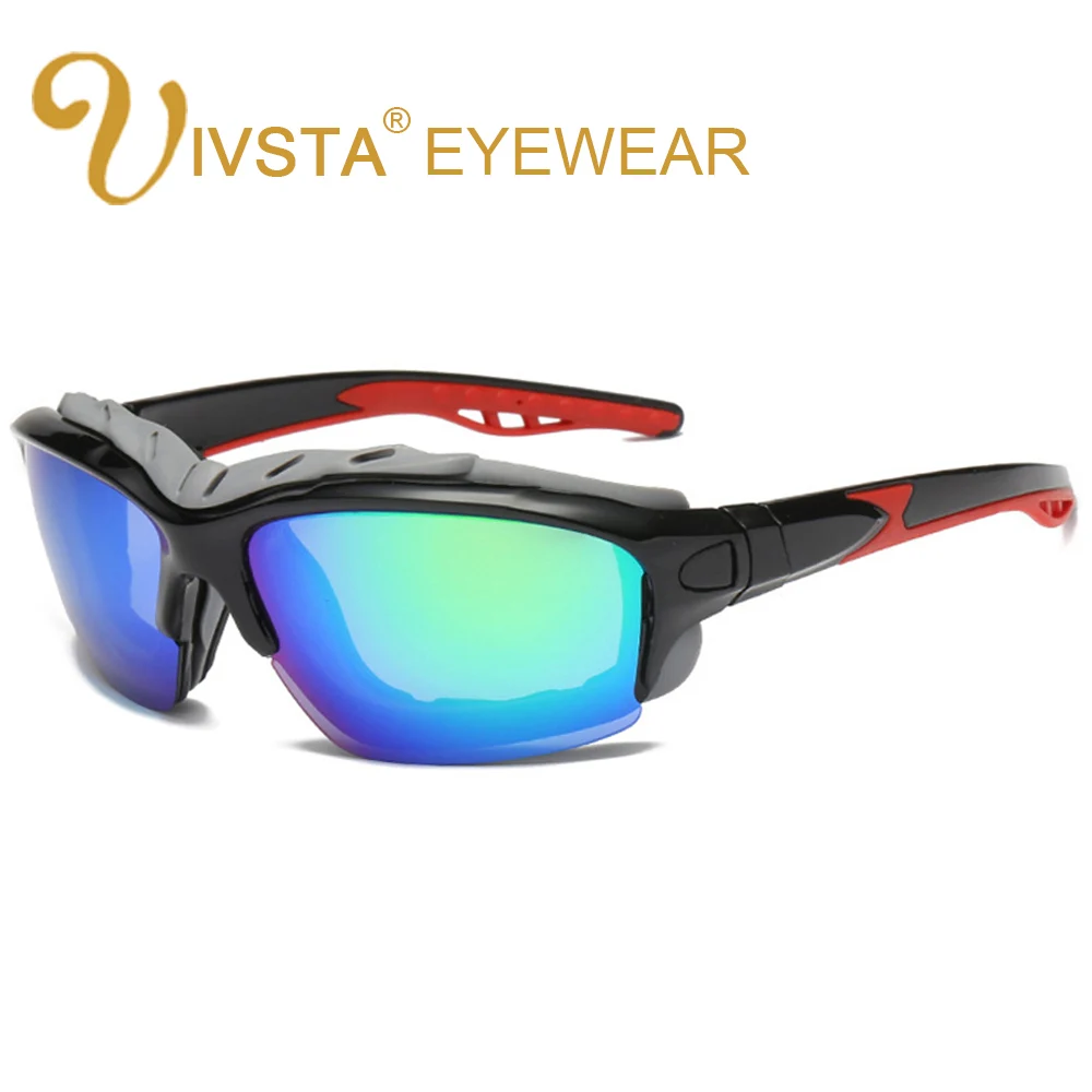 

IVSTA Polarized Sunglasses Men Glasses Sports Sunglasses High Quality ABS Frame for Driving Biking Fishing Outdoor 1208
