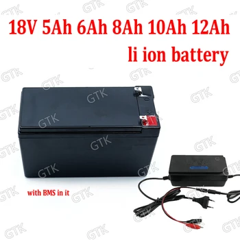 

18.5V 18V 5Ah 6Ah 8Ah 10Ah 12Ah li ion lithium battery fo rWireless speaker Access control children toy airplane + 1A charger
