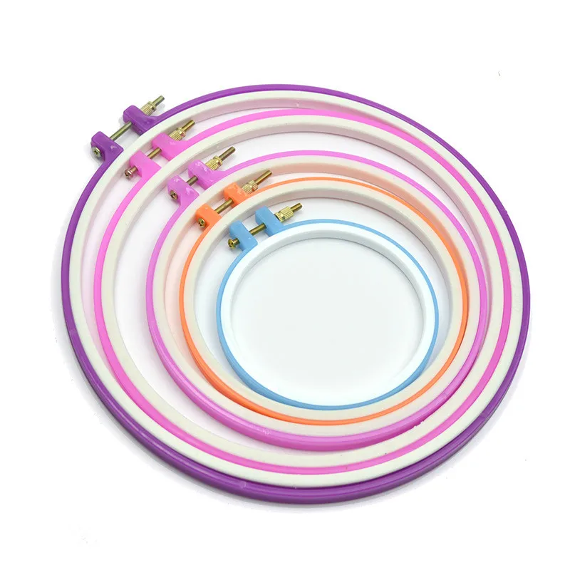 12.5 28 cm 5 Size/set Embroidery Hoops Frame set Plastic Hoop