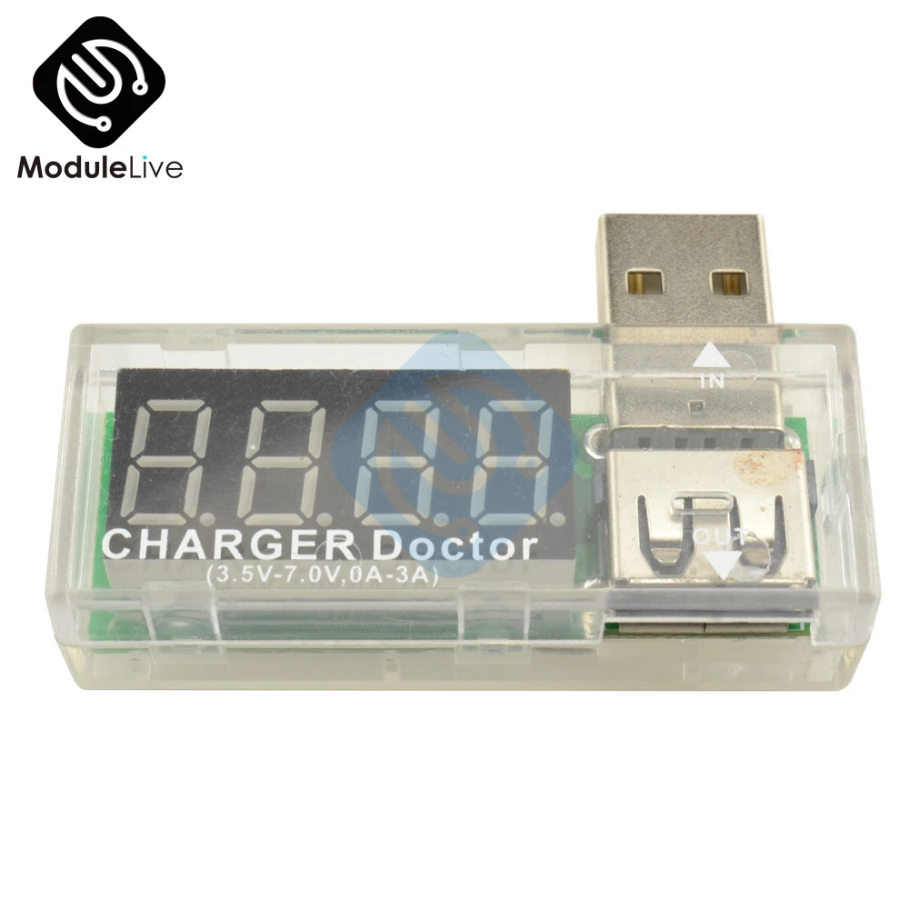 

NEW Digital Display Hot Mini USB Power Current Voltage Meter Battery Tester Mini Current and Voltage Detector Charger Doctor