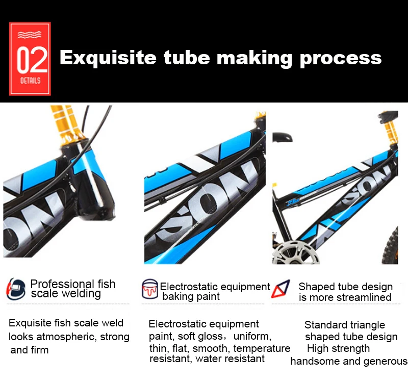 Discount 18/20 inch mountain bike Children bicycle front and rear disc brakes single speed children