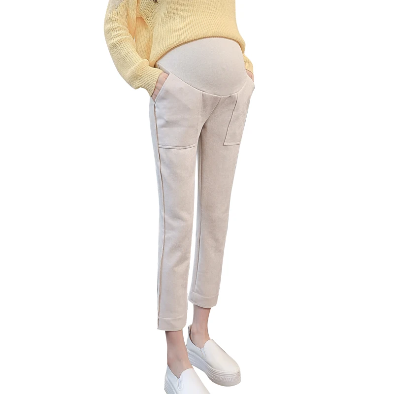 Summer Pregnancy Clothes Fashion Cropped Pants Maternity Clothing For