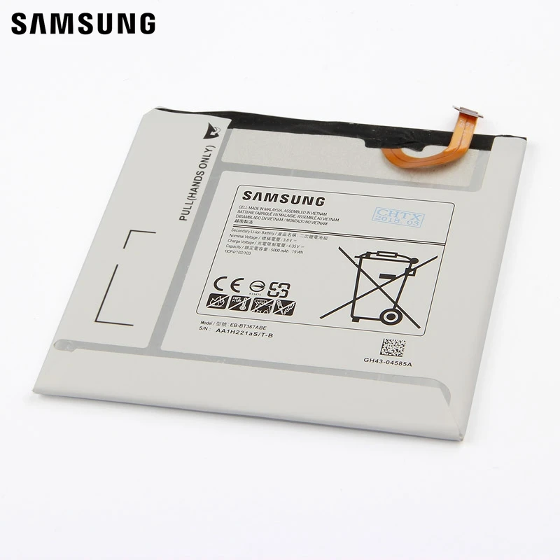 Samsung сменный аккумулятор EB-BT367ABE для Edition samsung Galaxy Tab A2S 8,0 T385 T380 EB-BT367ABA 5000 мАч