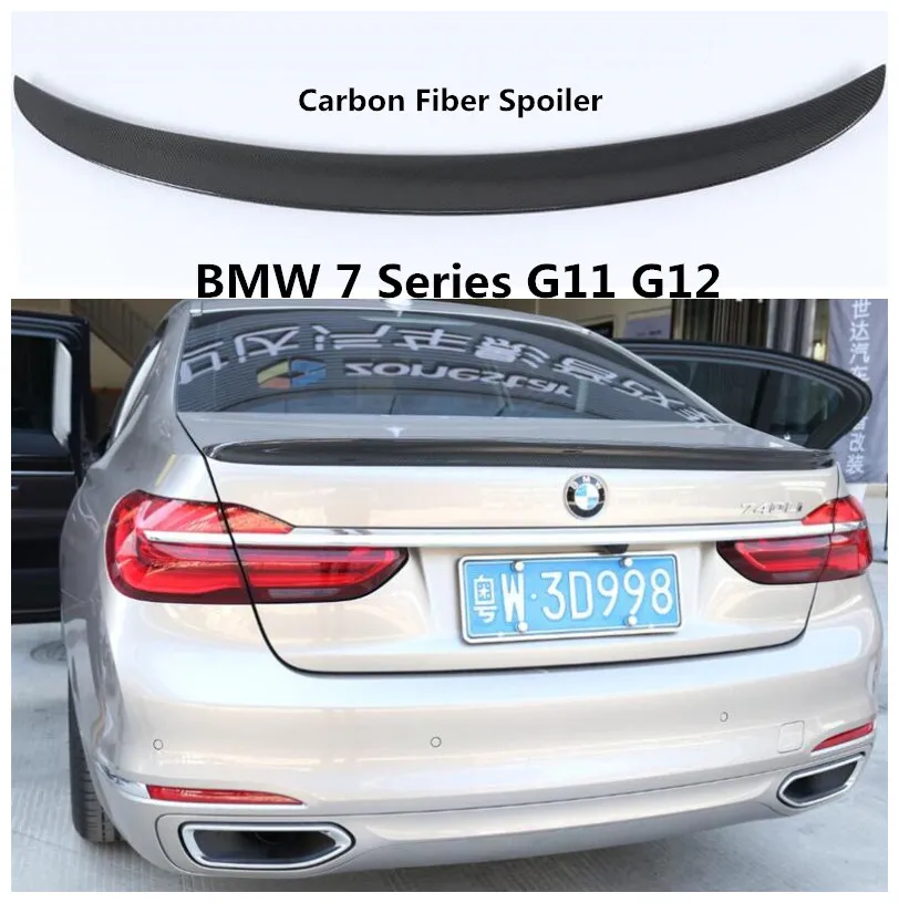 

Carbon Fiber Spoiler For BMW 7 Series G11 G12 2016 17 18 2019 High Quality AC Style Spoilers Modification Accessories By EMS