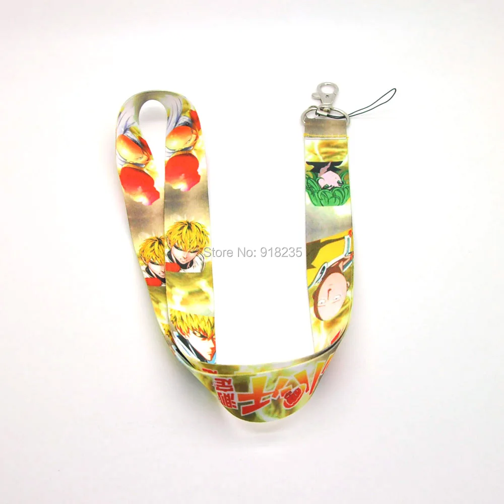 

New One Punch Man Cell Phone Charm Camera Keys ID Neck Lanyard Strap PCXB